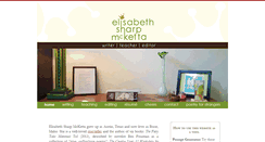 Desktop Screenshot of elisabethsharpmcketta.com