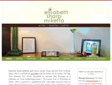Tablet Screenshot of elisabethsharpmcketta.com
